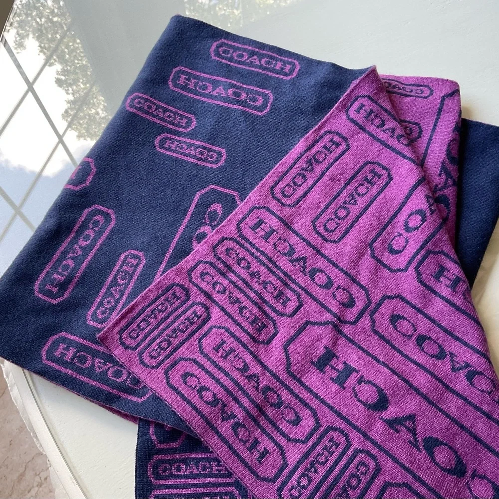 Coach Knit Scarf - Picture 4 of 10